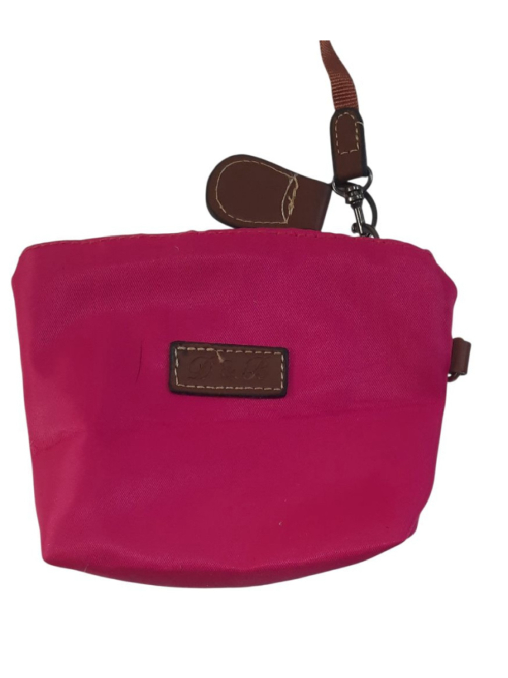 Dooney & Bourke Wayfarer Nylon Zip Tote with detachable coin purse/pink - Picture 6 of 6